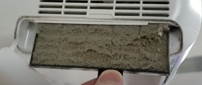 clean projector air filter