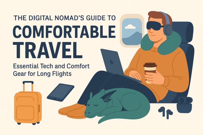 Essential Tech and Comfort Gear for Long Flights